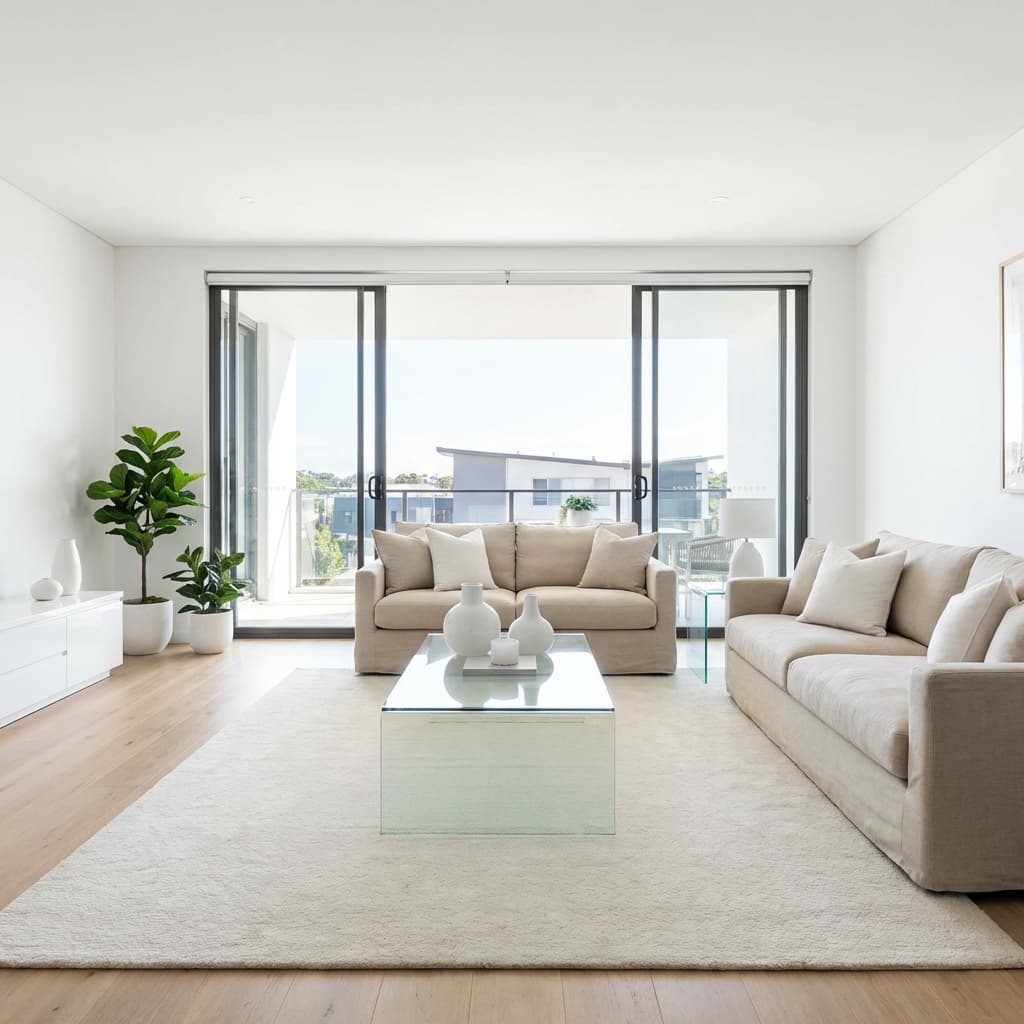 Immaculate living room in Brisbane